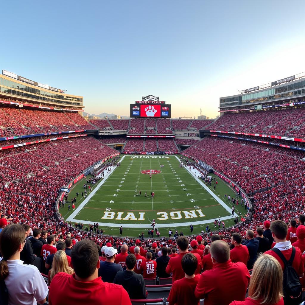 Big Ten Championship Stadium Atmosphere