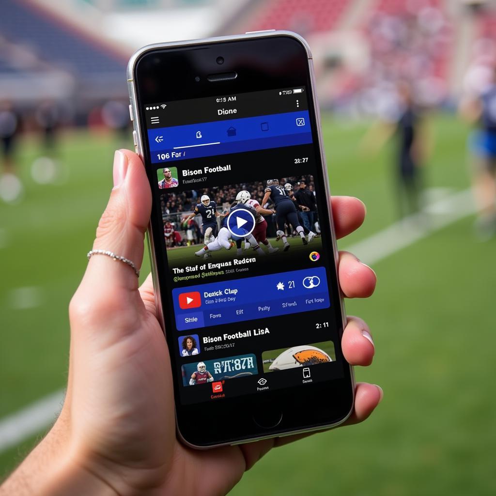 Bison Football Live Stream Mobile App