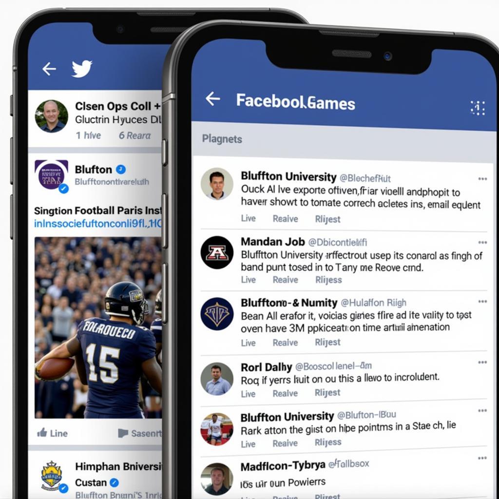 Bluffton University Football Live Stream on Social Media