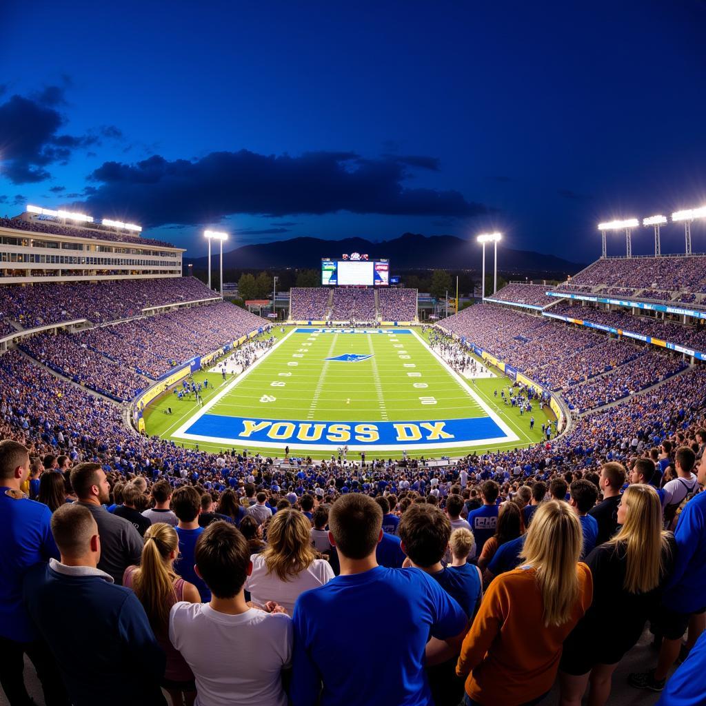 Boise State Football Live Game at Albertsons Stadium