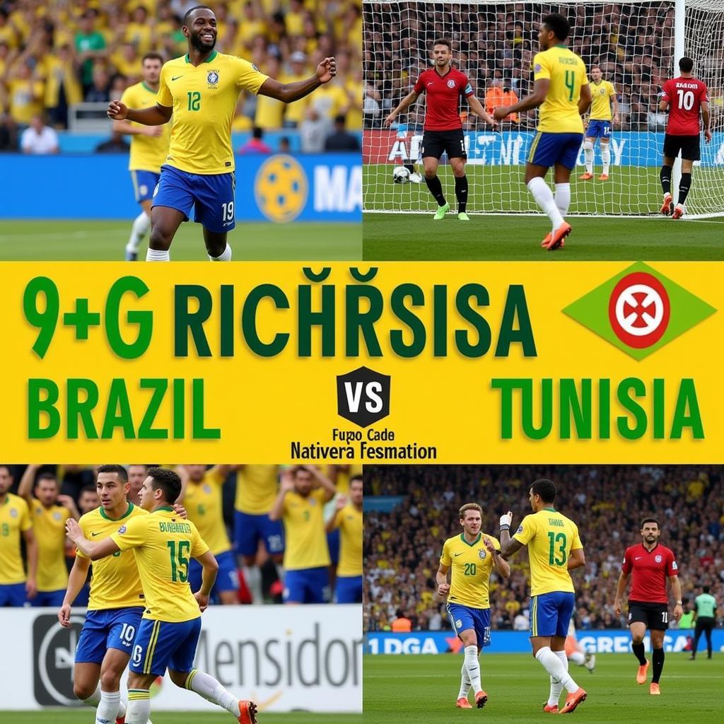 Brazil vs Tunisia Match Highlights