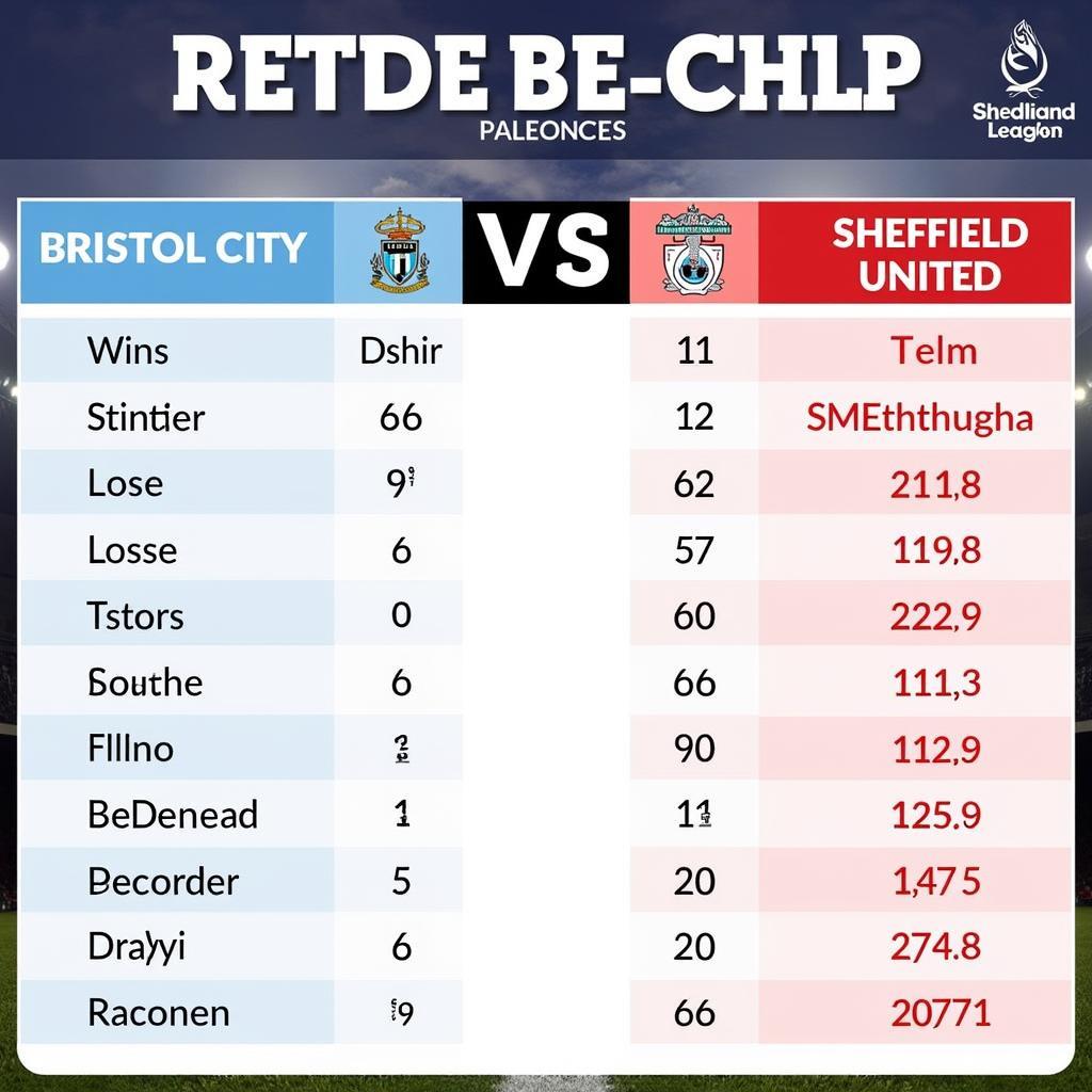 Bristol City vs Sheffield Utd Head-to-Head Record