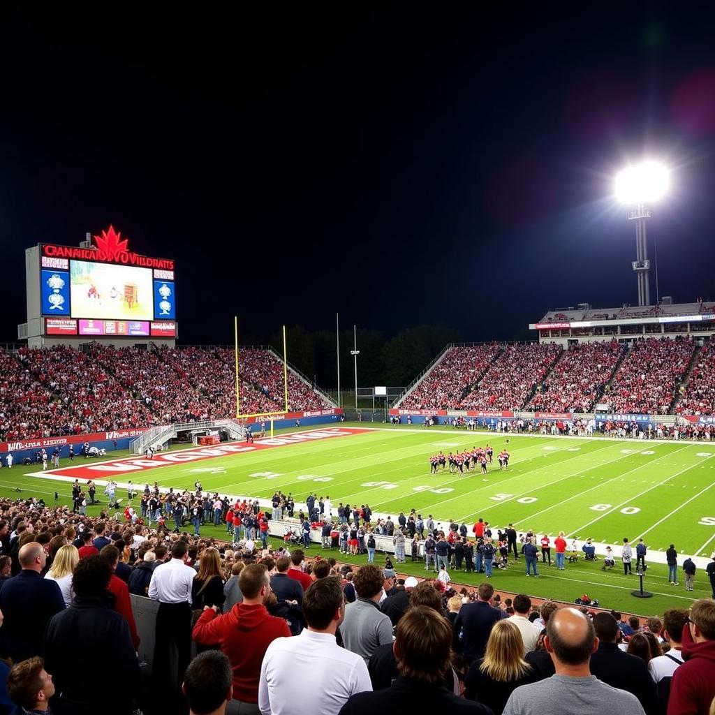 Canadian TX High School Football Game Night