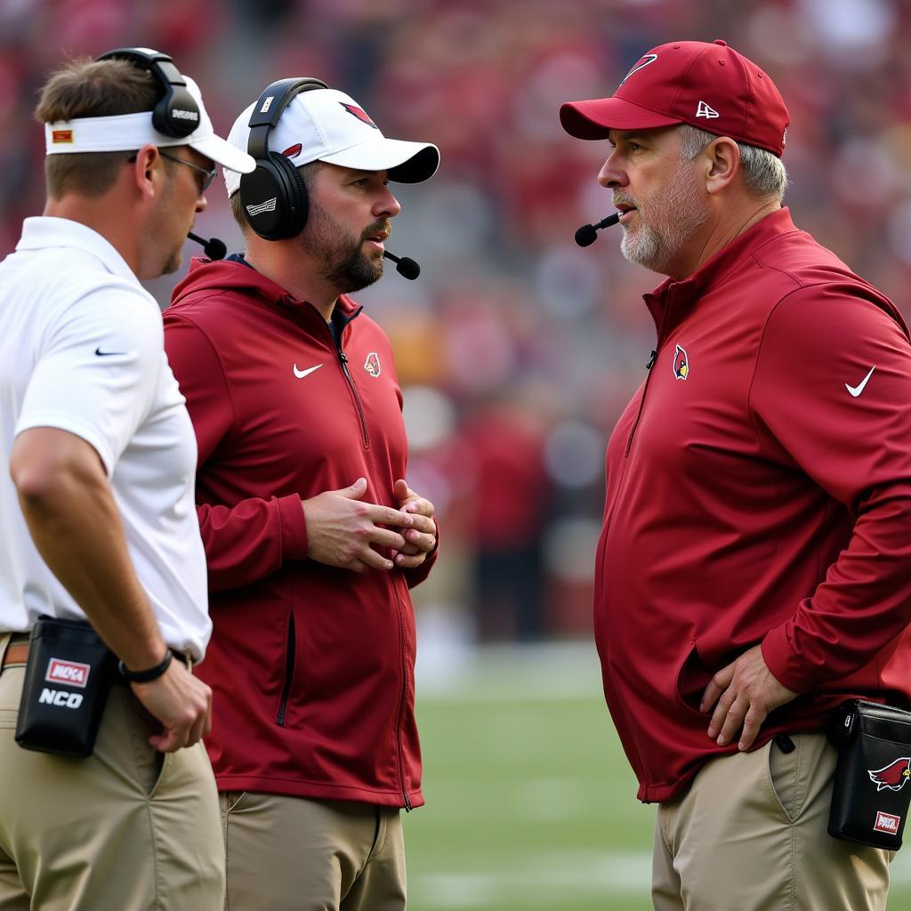 Coaches strategize and players execute intricate plays during Cardinals vs Washington games, creating a dynamic and engaging spectacle for viewers.