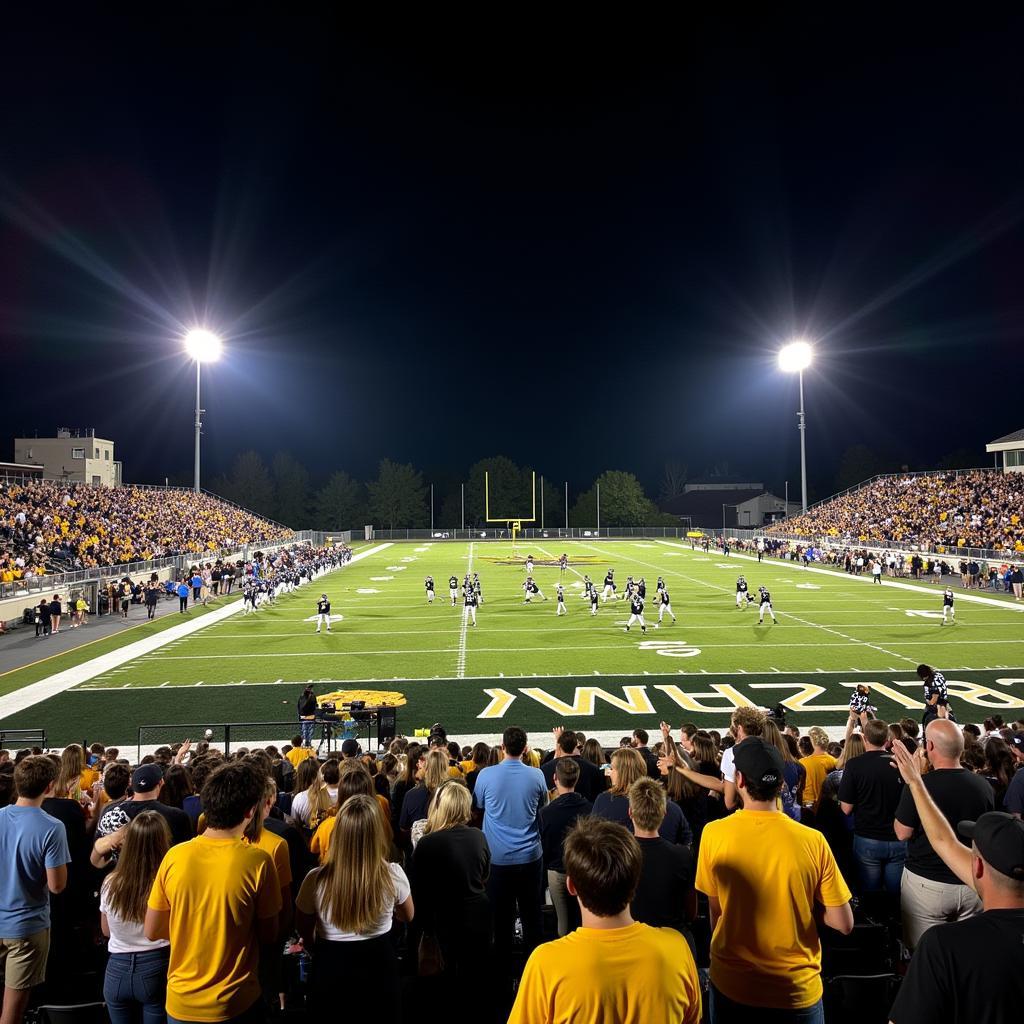 Cassville Football Game Night Atmosphere