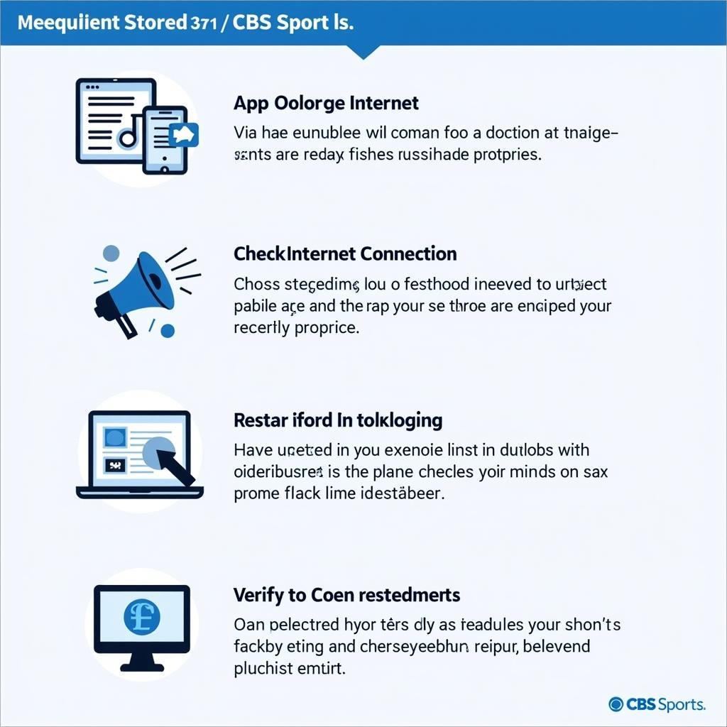 CBS Sports Football Live Troubleshooting Guide