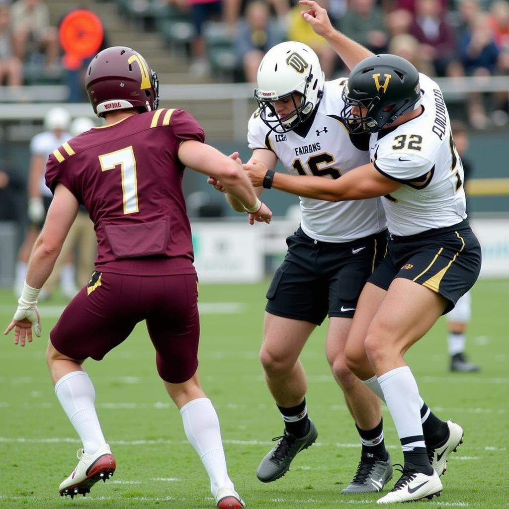 Central Catholic vs. North Allegheny Football Rivalry: Intense Action on the Gridiron