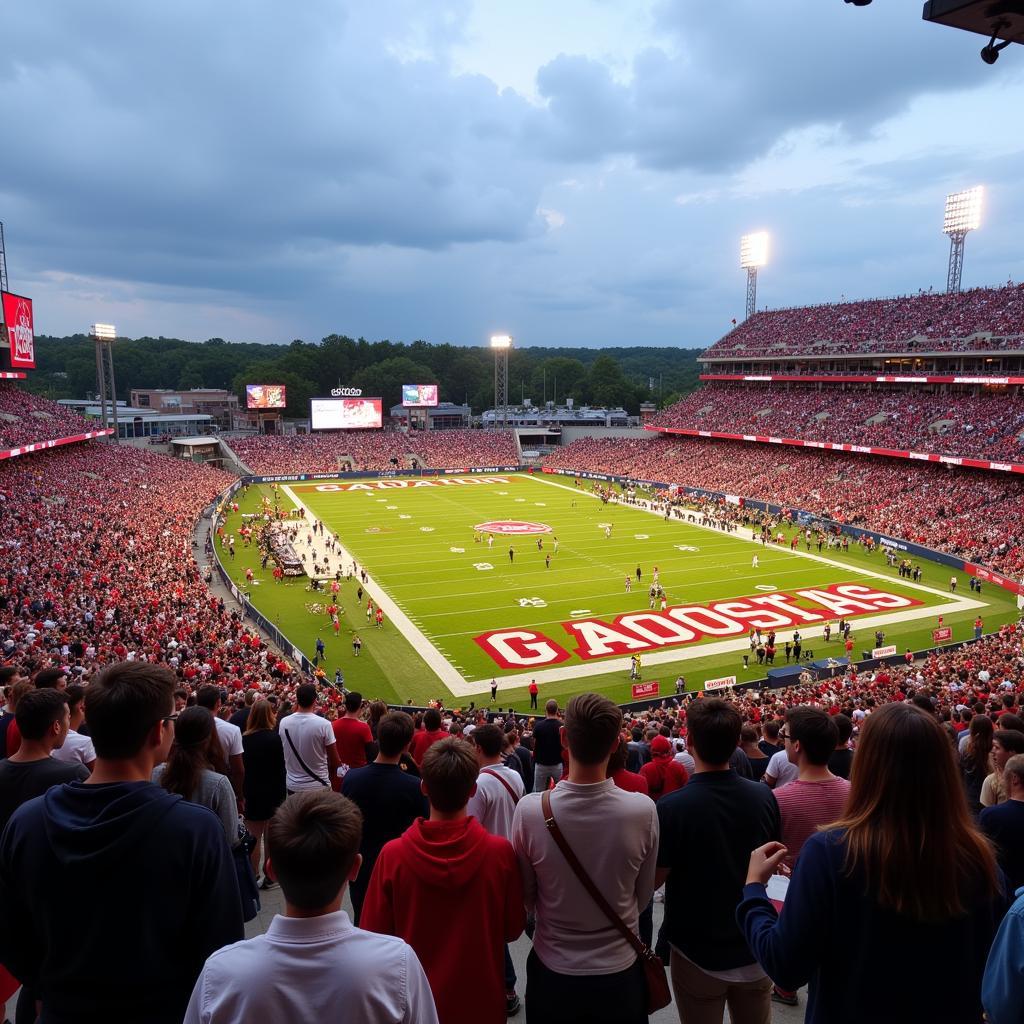 Central Ohio community gathers for high school football game