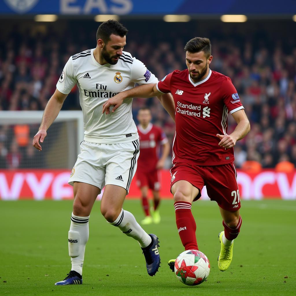 Real Madrid vs. Liverpool in the 2018 Champions League Final