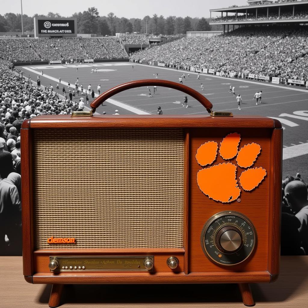 Vintage Clemson Football Radio Broadcast