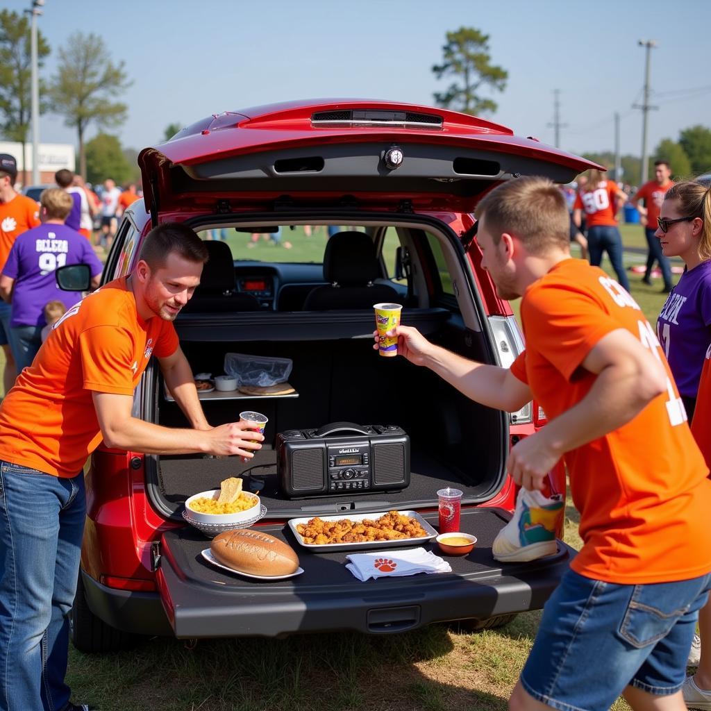 Clemson Tailgate with Radio