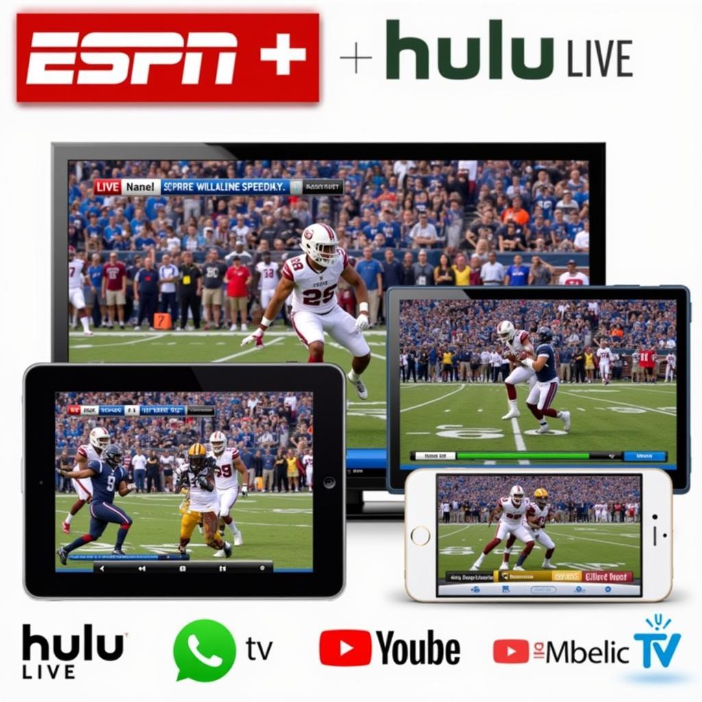 Watching College Football on Live TV Streaming Services