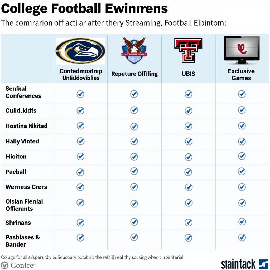 Comparing College Football Streaming Options