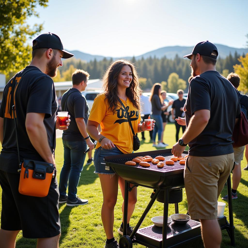 Colorado Football Fans Tailgating