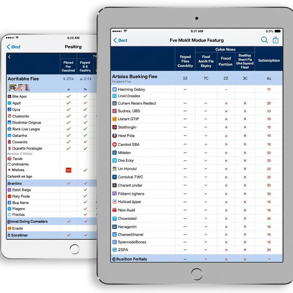 Comparing Football Streaming Apps on iPad