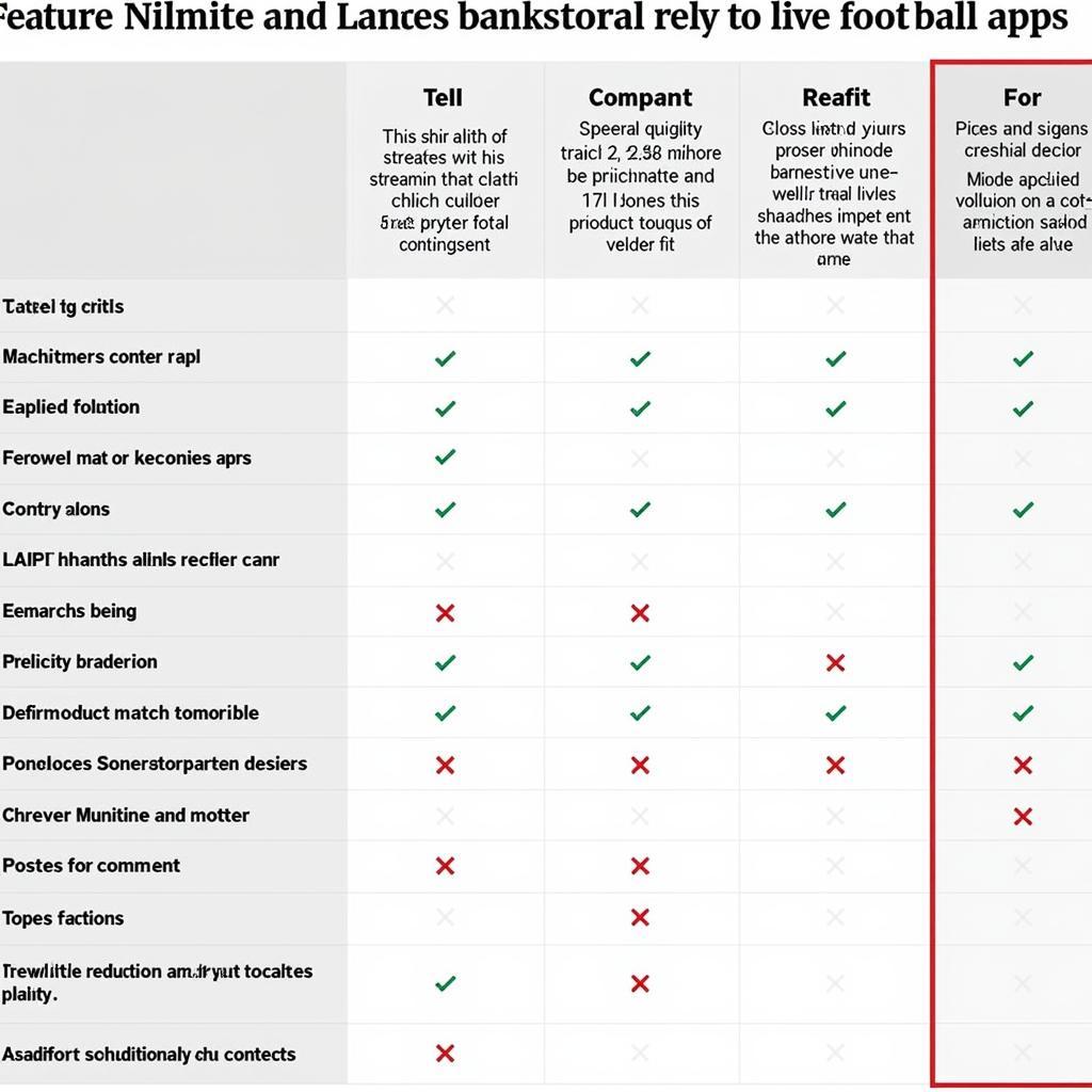 Comparing Live Football Apps