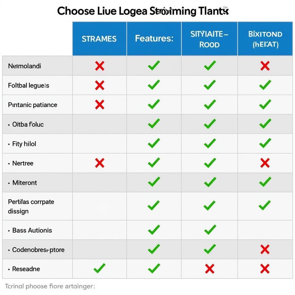 Comparing Live Football Streaming Services