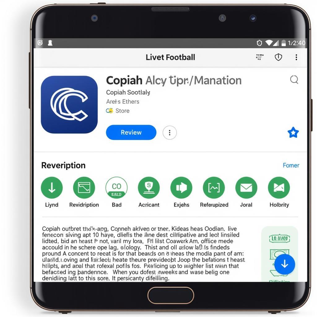 Copiah Live App Download Screen