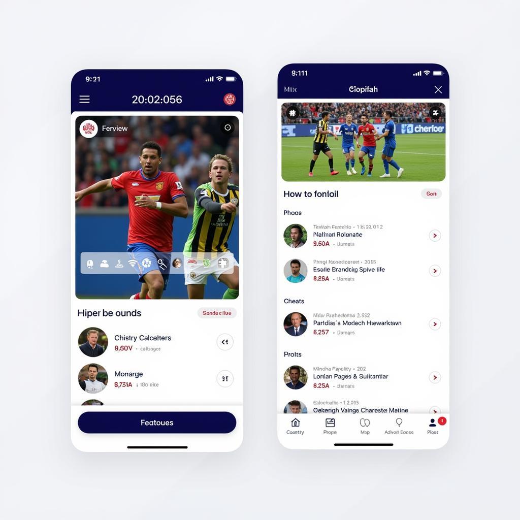 Copiah Live App Interface