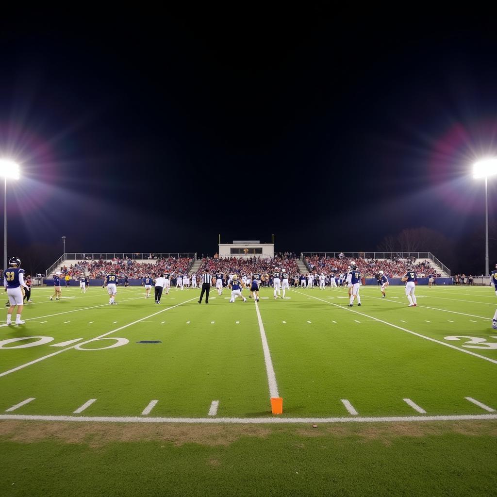 Coppell High School Football Game Action