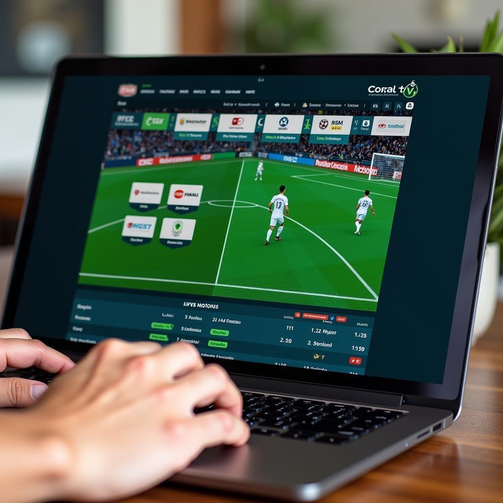 User-Friendly Interface of Coral TV Live Football Streaming