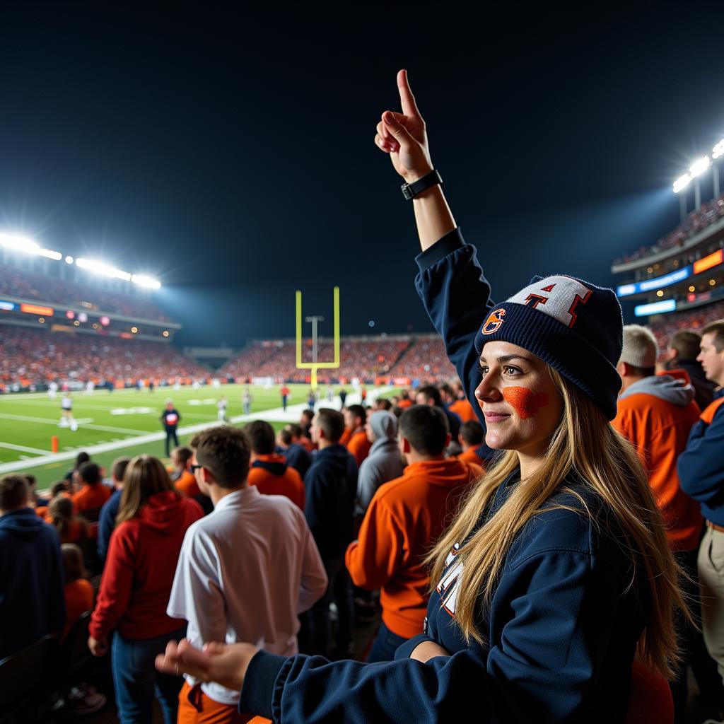 Cowboy Football Fans Celebrating