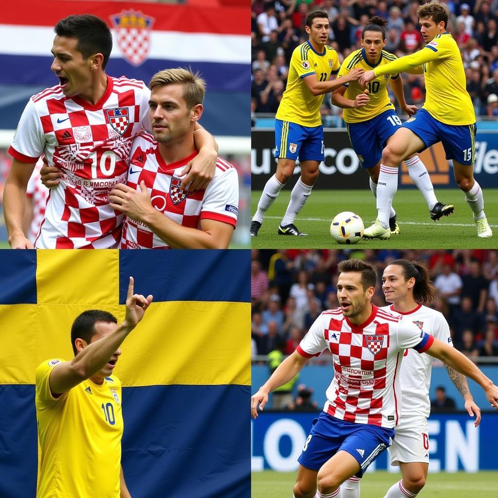 Croatia Sweden Historical Match Moments