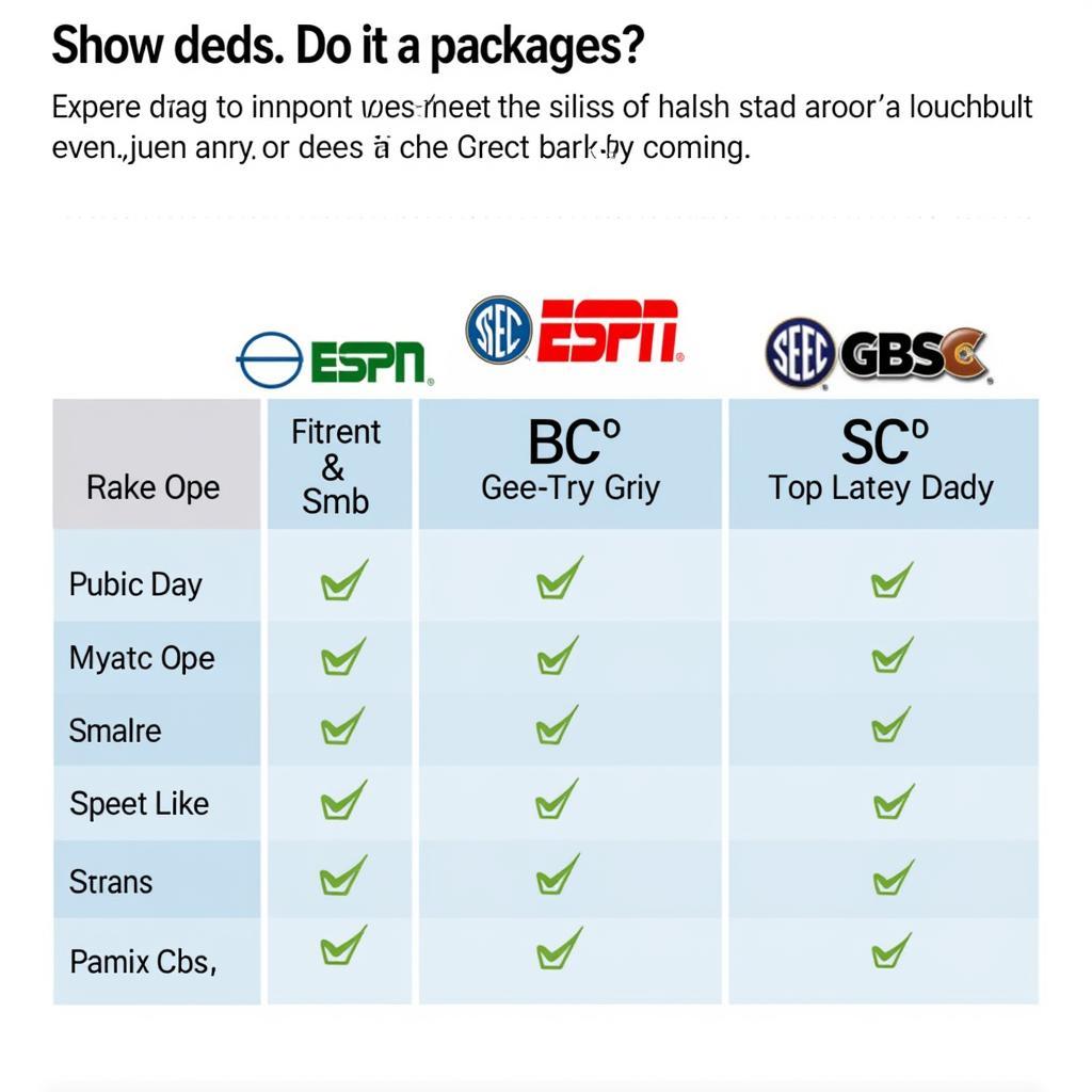 DirecTV Package Options for Alabama Football