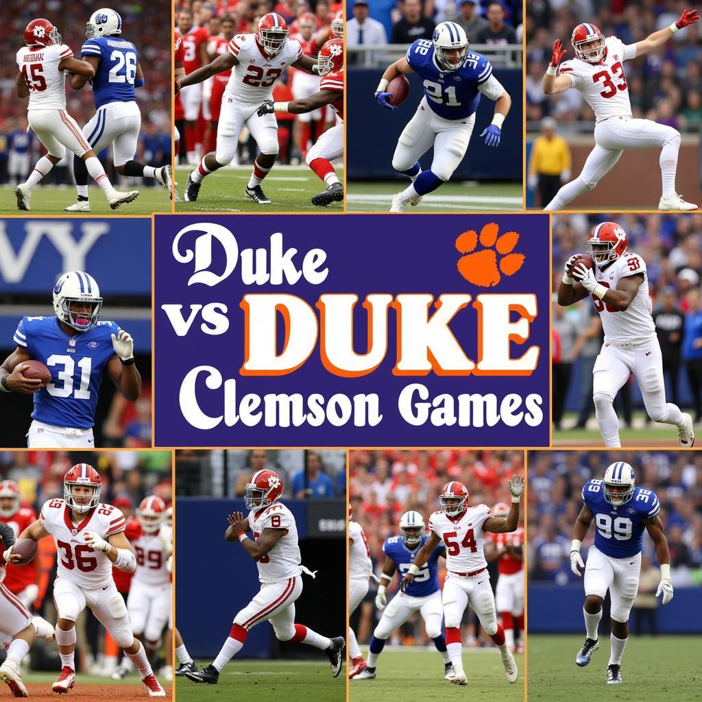 Duke Clemson Football Rivalry Highlights