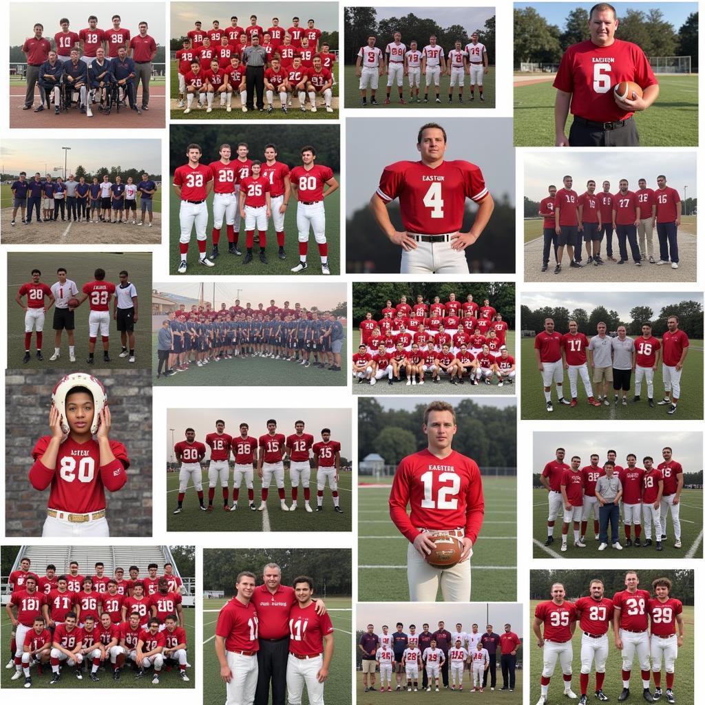 Easton Football Historical Photos