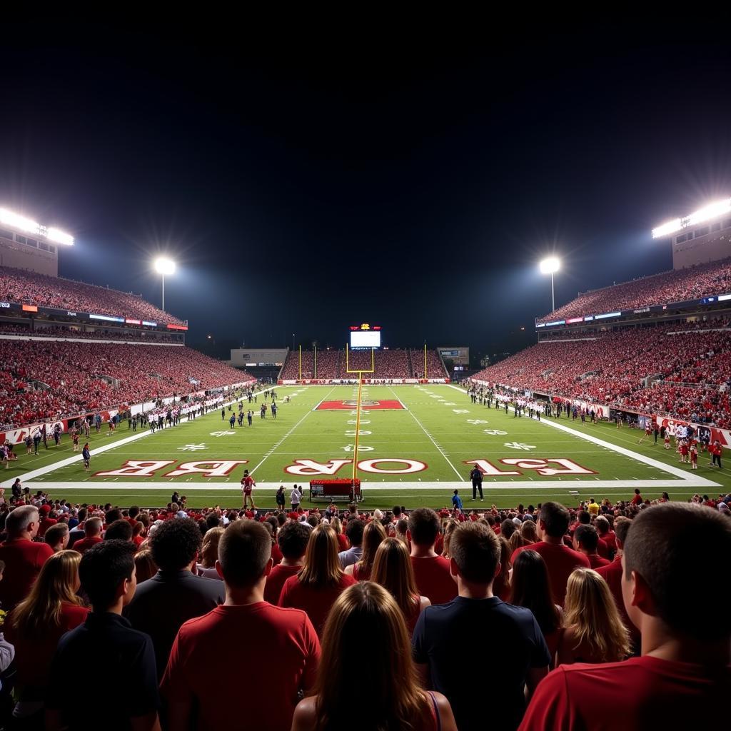 El Campo High School Football Game Action