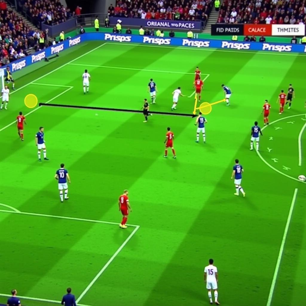 England vs. France Tactical Battleground