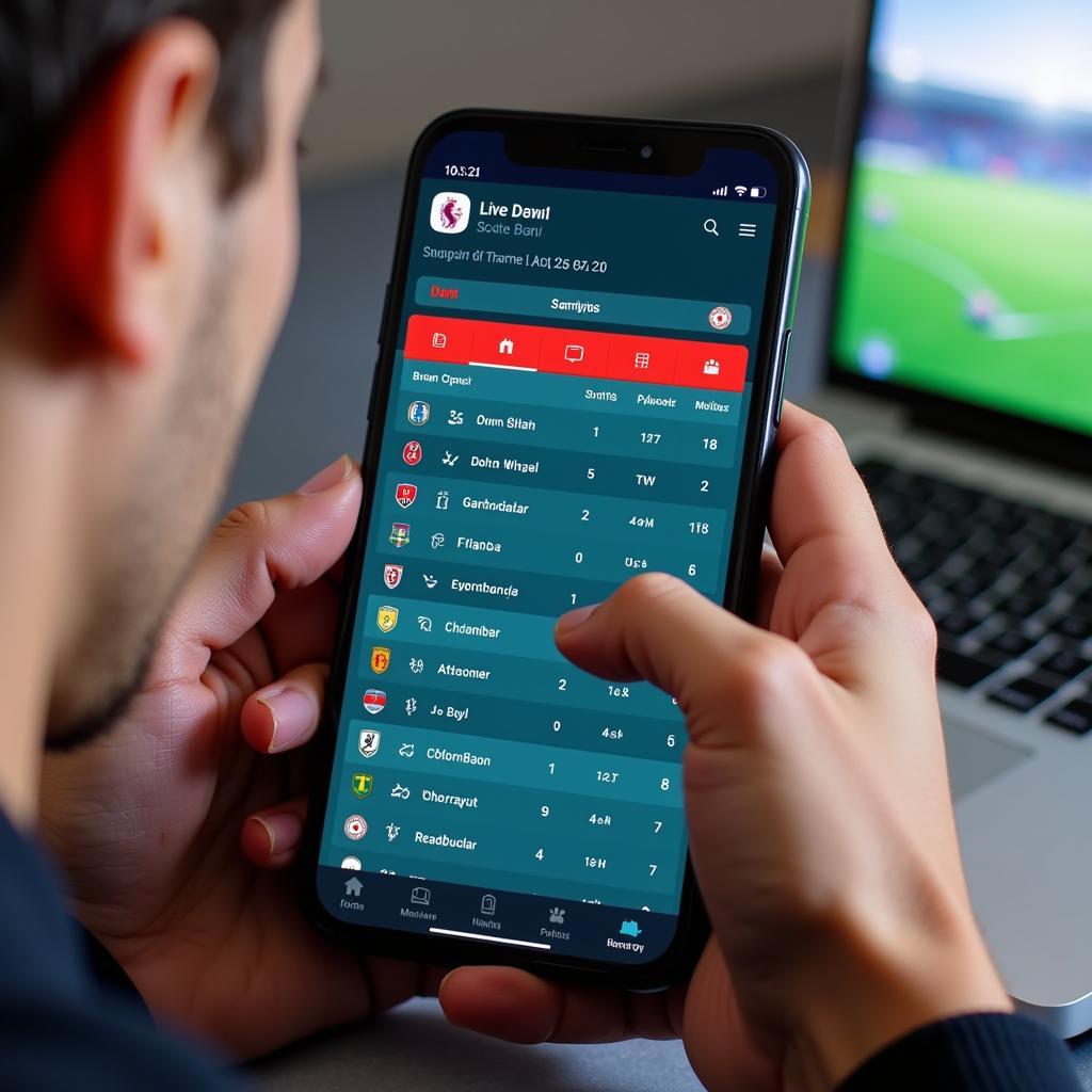 England Live Football Score Mobile App