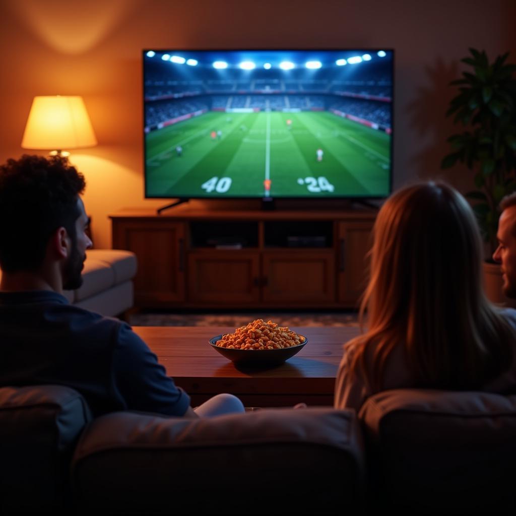 Creating the perfect atmosphere for watching live football