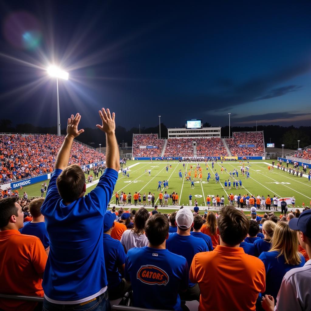 Escambia High School Football Game Crowd