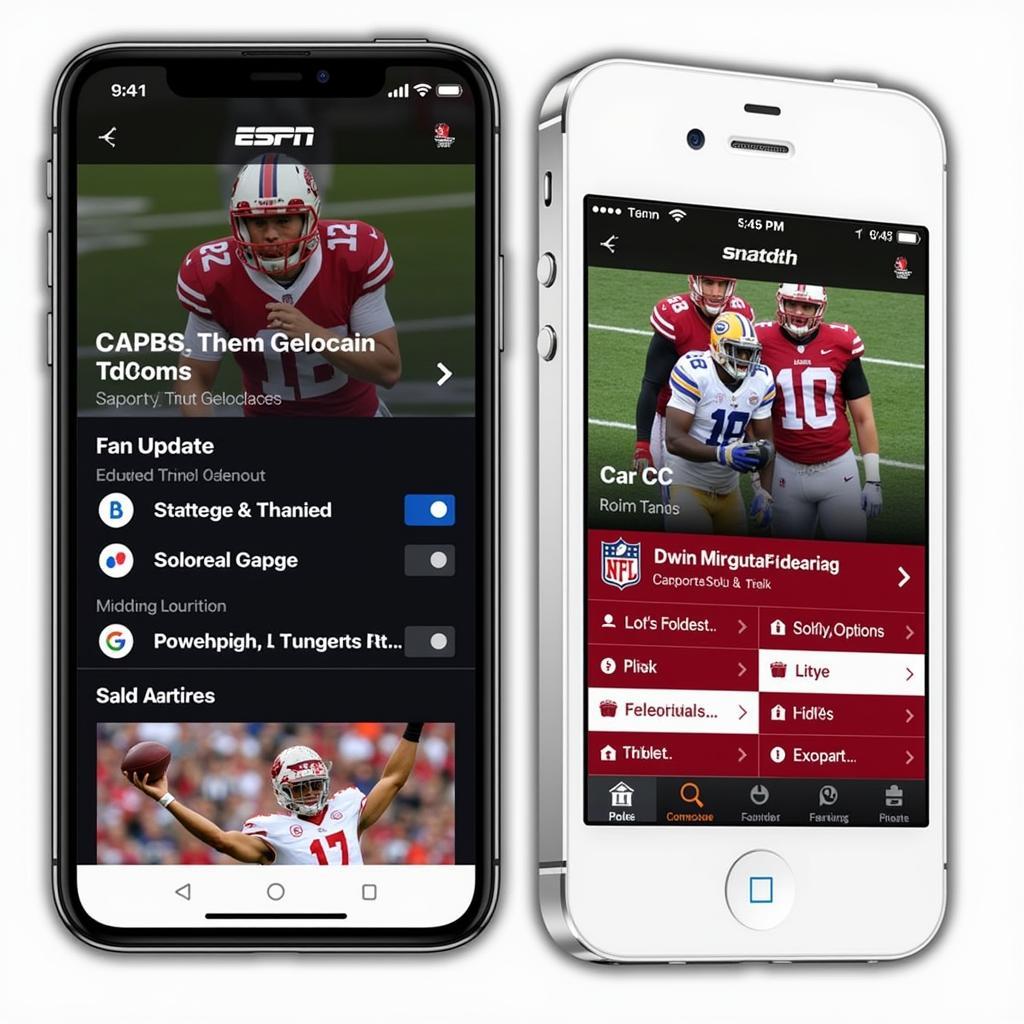 ESPN Gamecast on Mobile