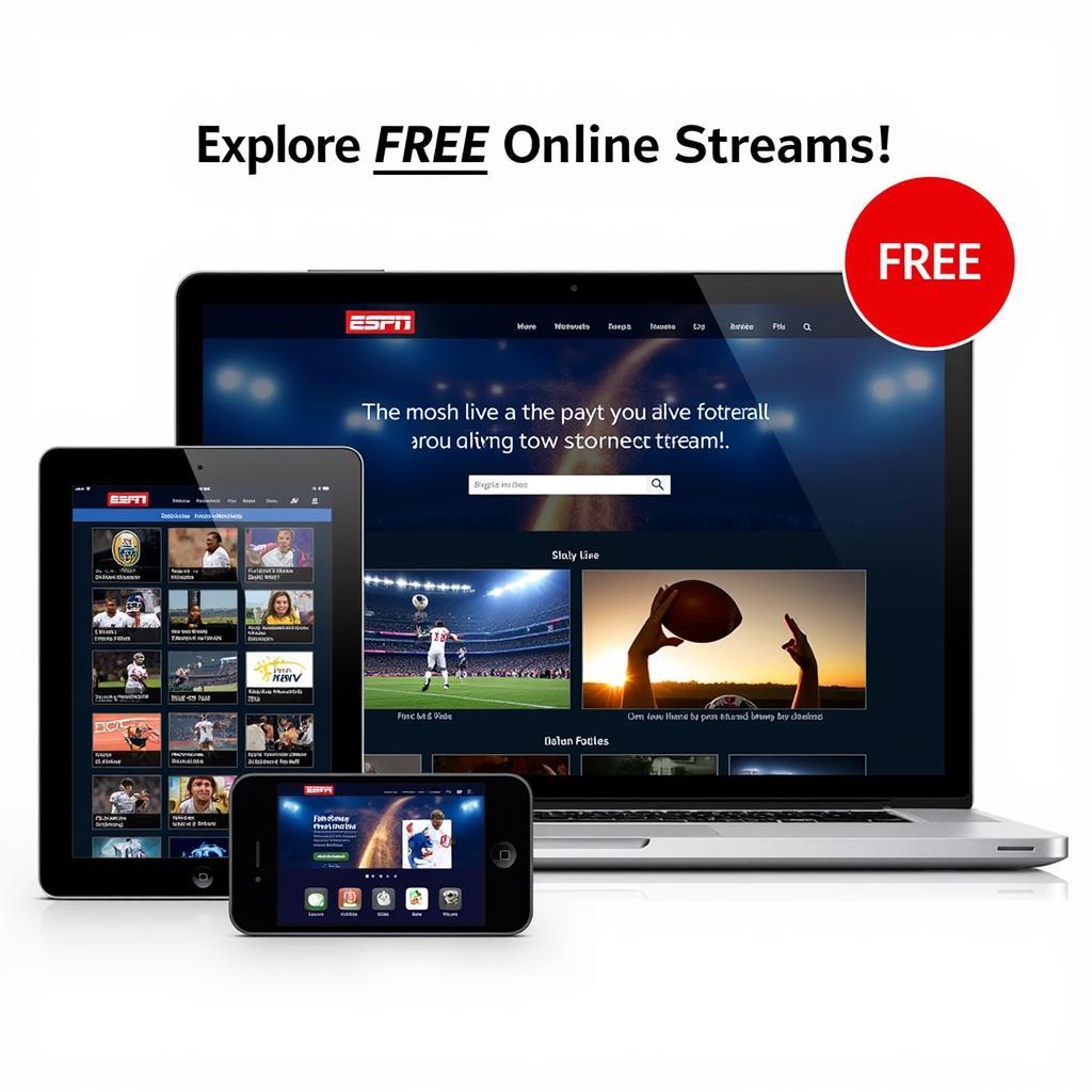 Exploring Free ESPN Live Football Streaming Options