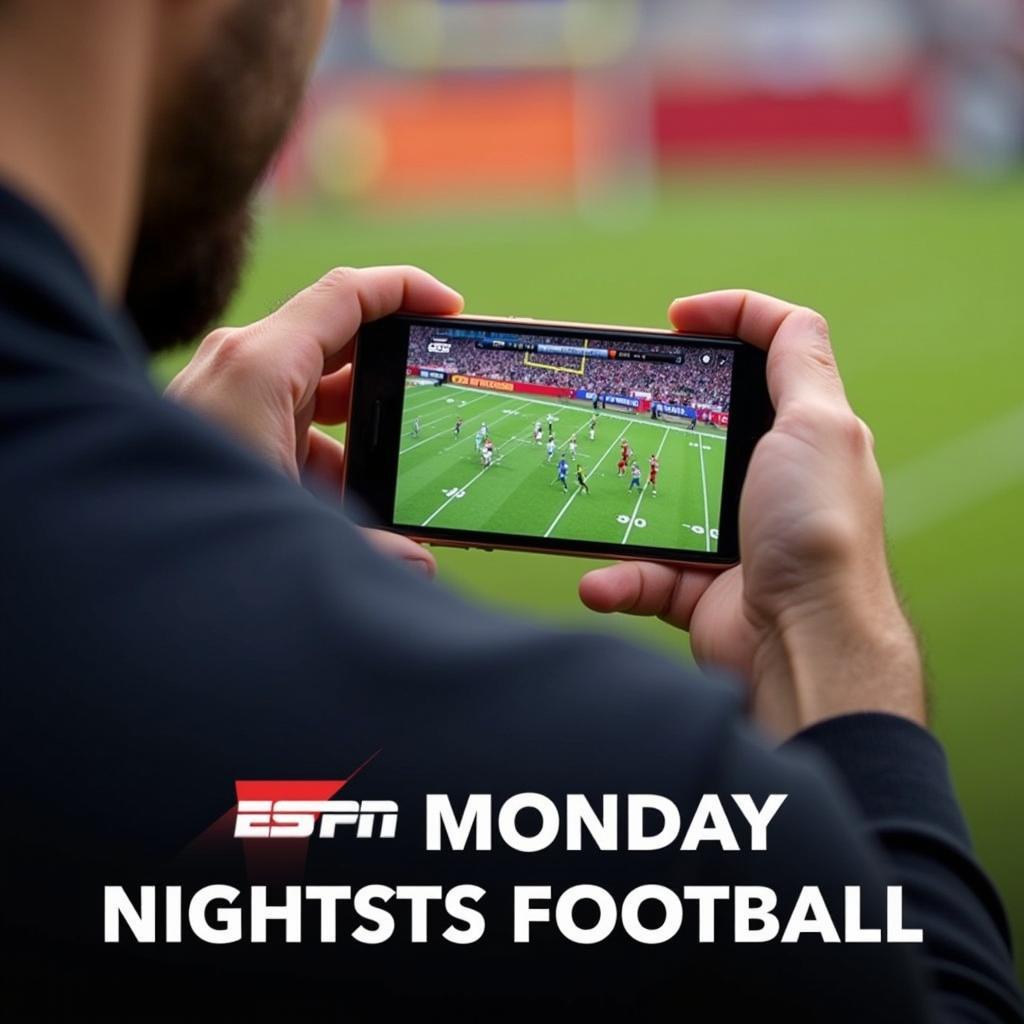 Streaming ESPN Monday Night Football on a Mobile Device