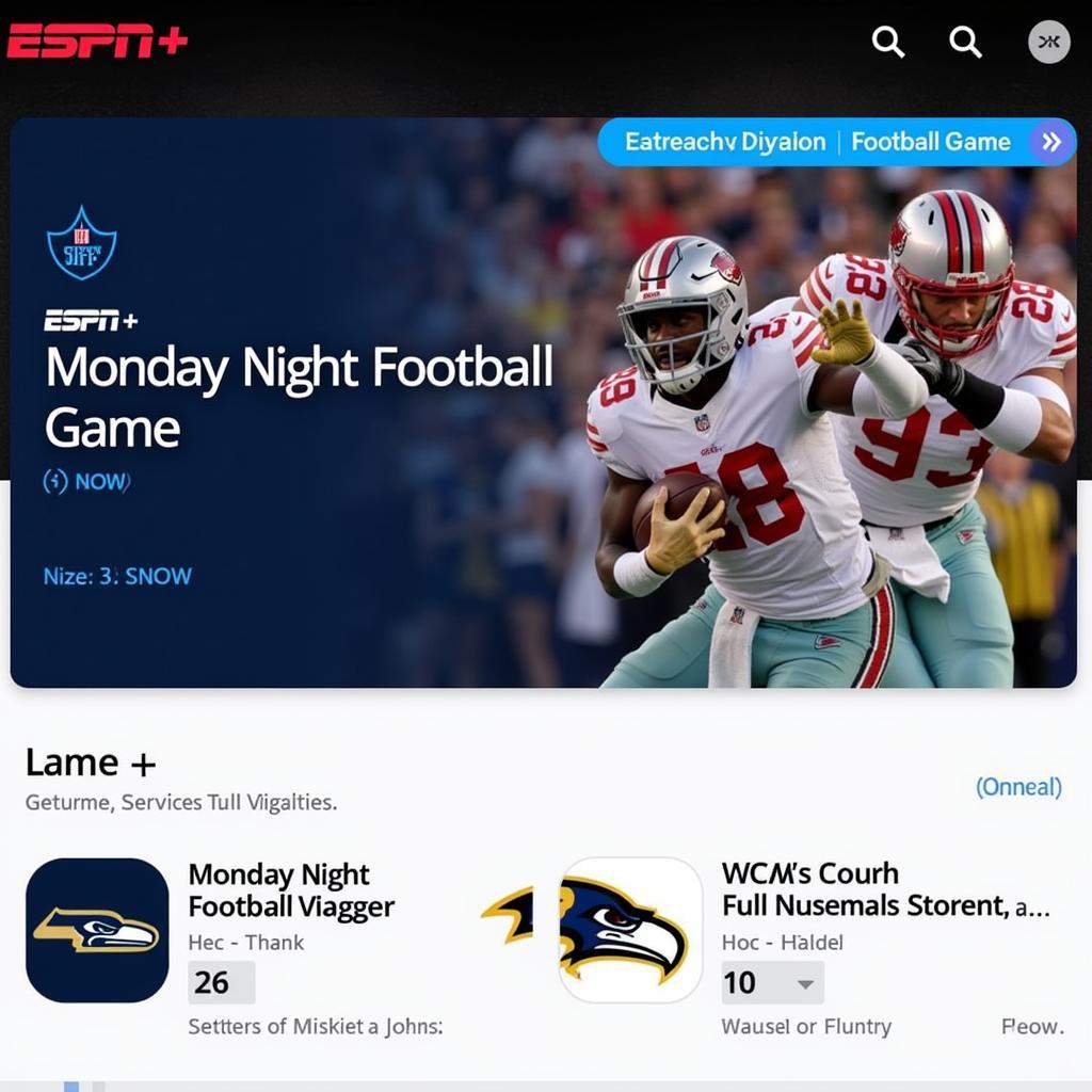 ESPN+ Monday Night Football Streaming