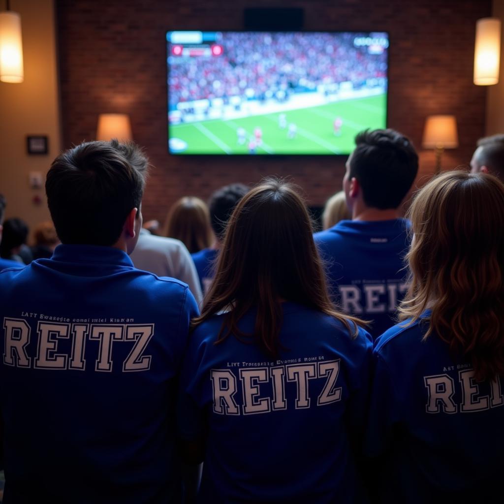 Evansville Reitz Fans Watching Live Stream