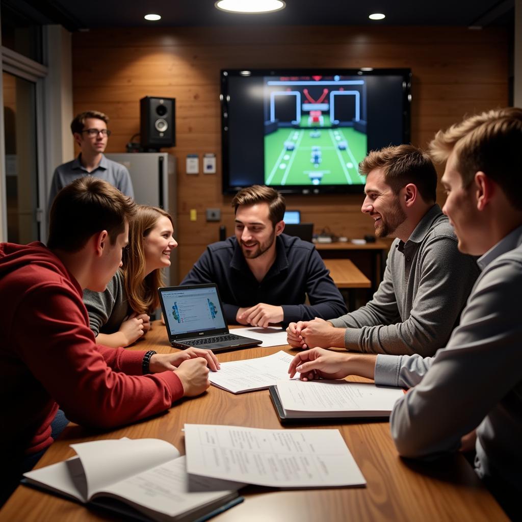 Fantasy Football Draft Day Excitement