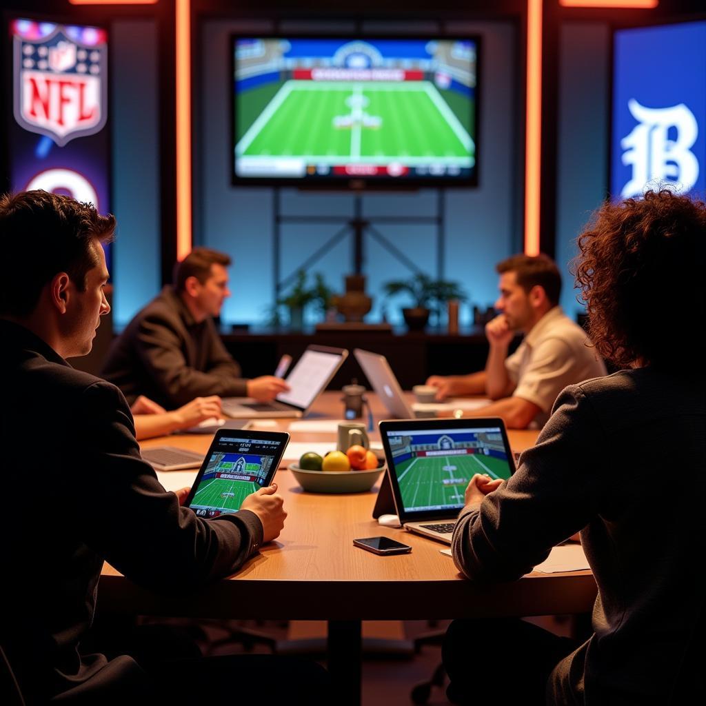 Fantasy Football Draft Strategy Based on Live NFL Network Discussions