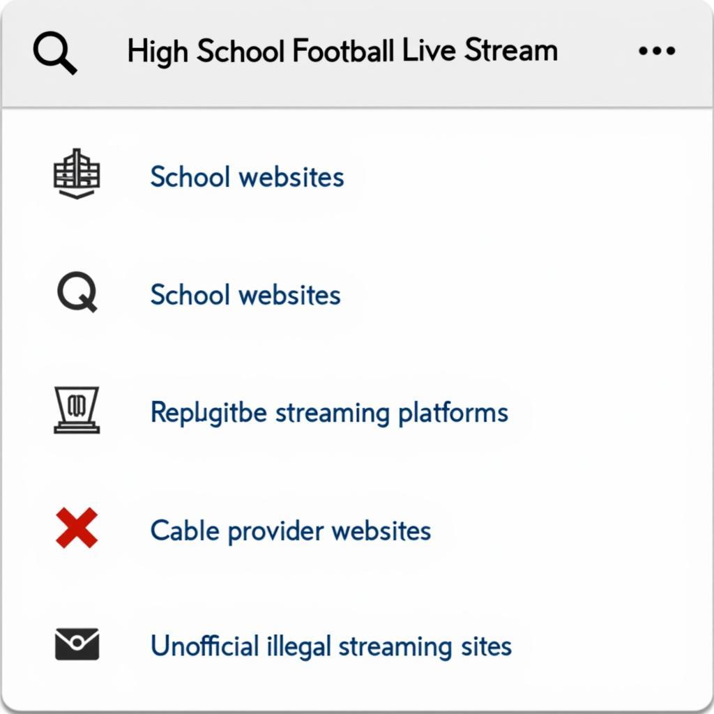 Finding Legal Texas High School Football Streams