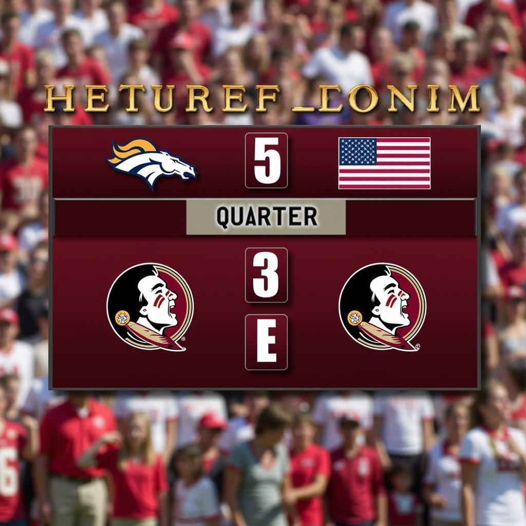 Florida State Football Live Game Scoreboard