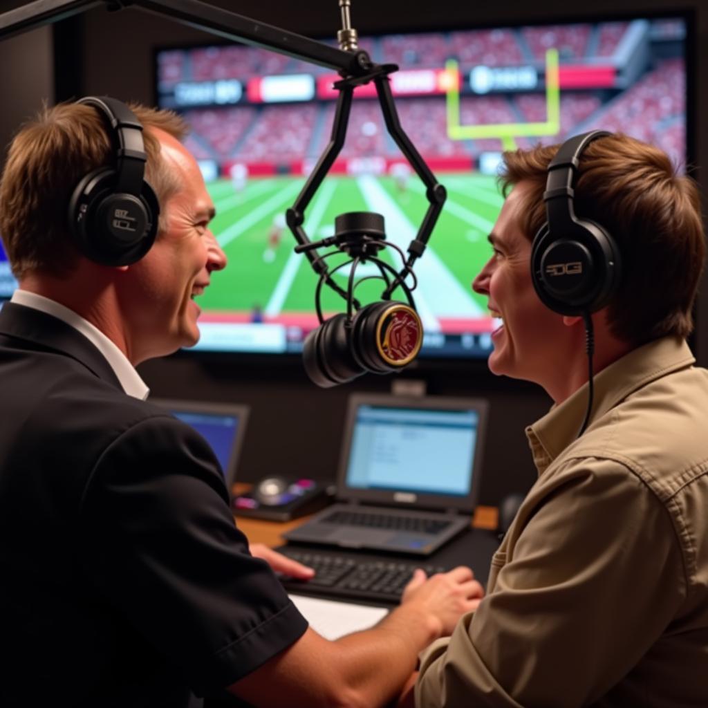 Florida State Seminoles Live Radio Broadcast in Action