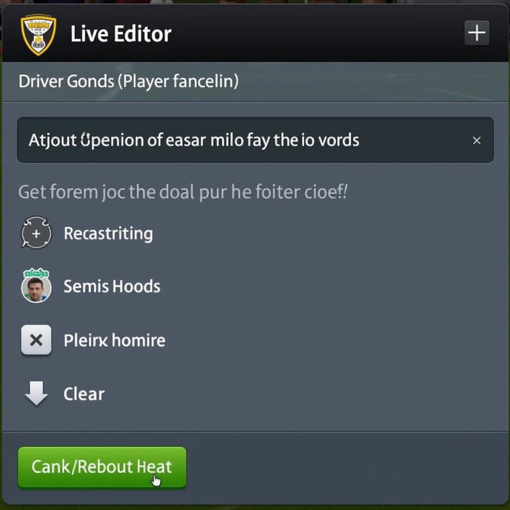 Football Manager 2017 Live Editor Player Instructions