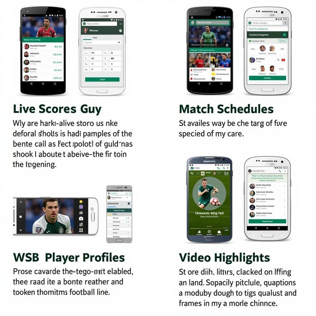 Football Live Android App Features