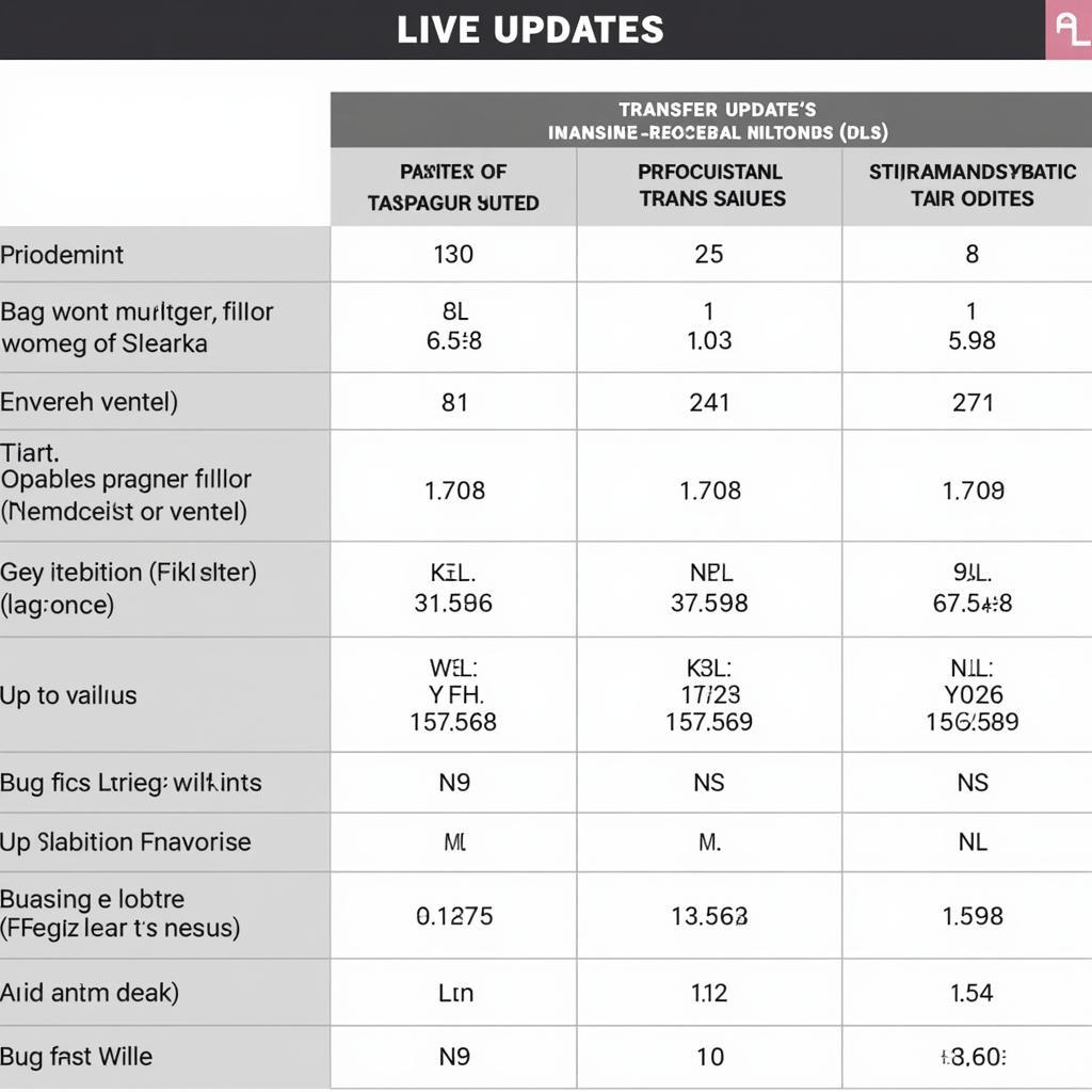 Football Manager Live Update Types