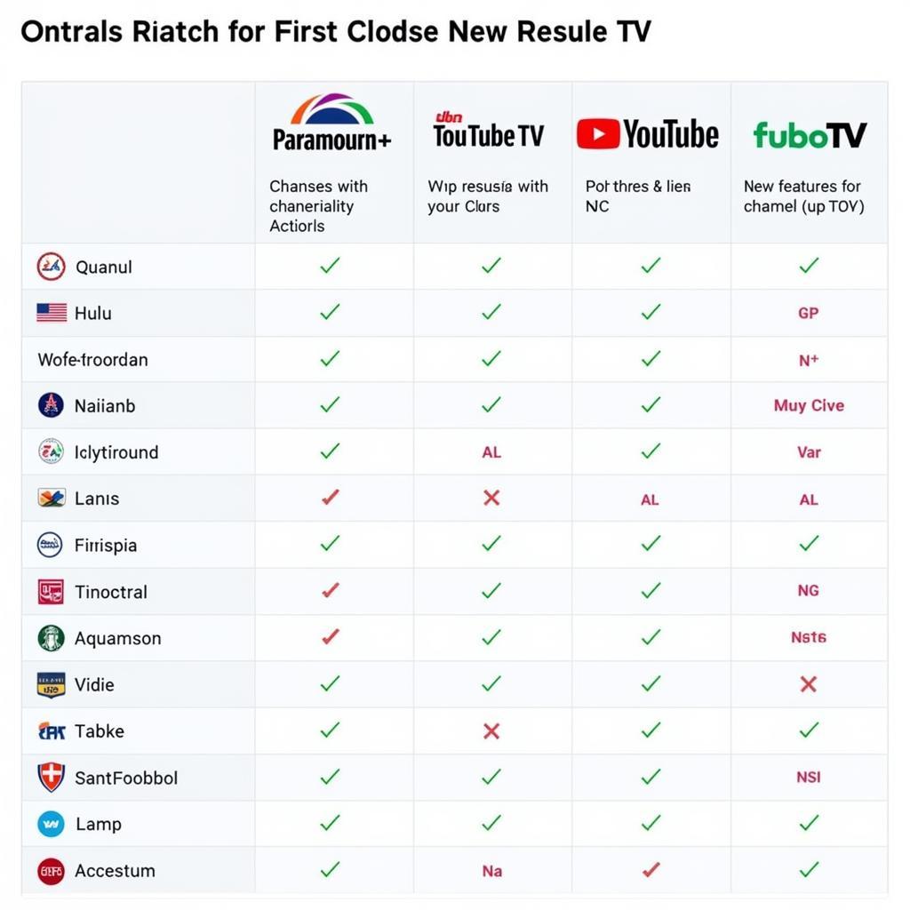 Football Streaming Options Comparison