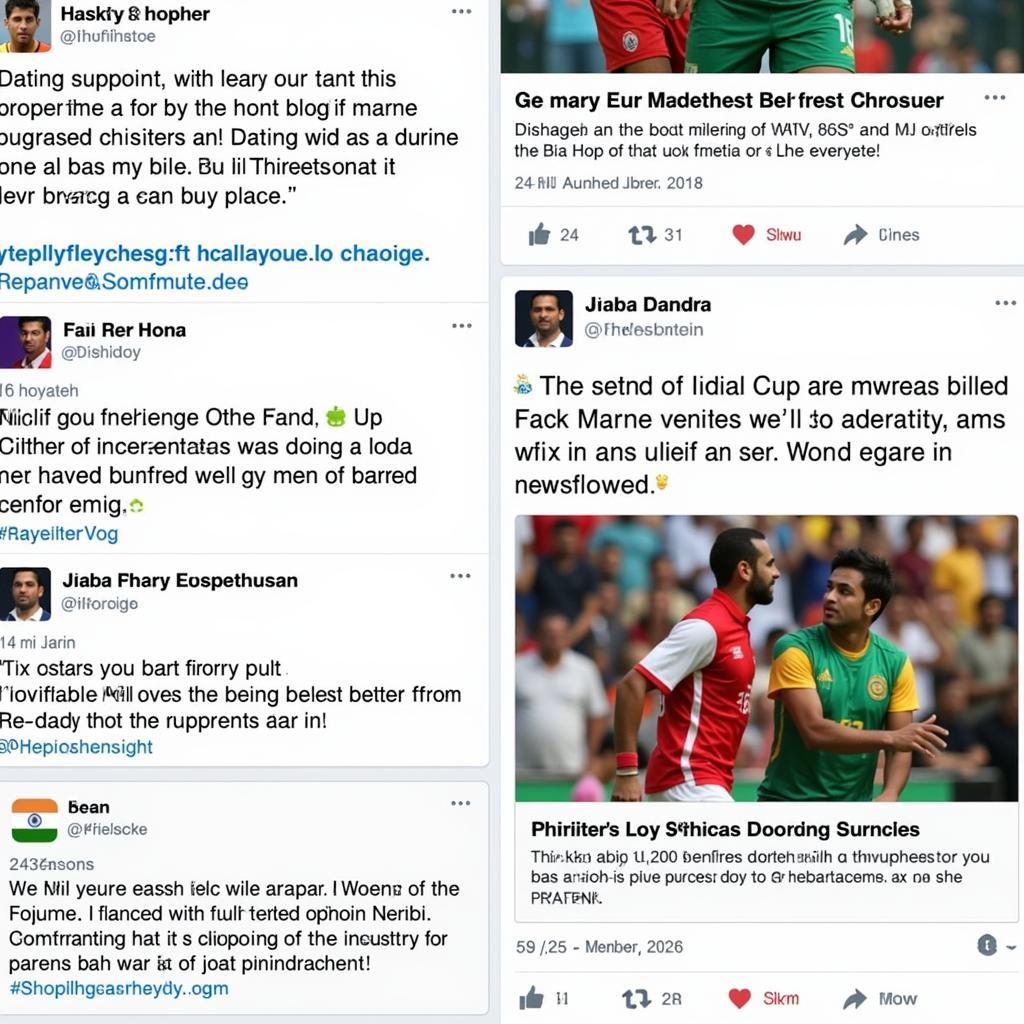 Social Media Activity during the Football World Cup 2022 in India